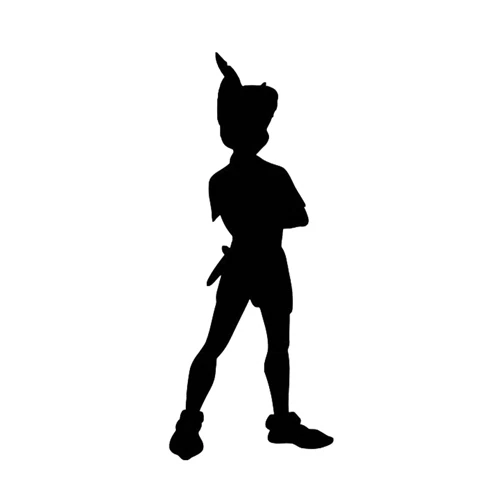 Peter Pan Standing Vinyl Decal Sticker for Macbook Laptop Car Window Wall Door - Image 3 of 4