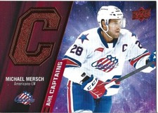 Michael Mersch #L-2 - 2021-22 AHL - Captains Red
