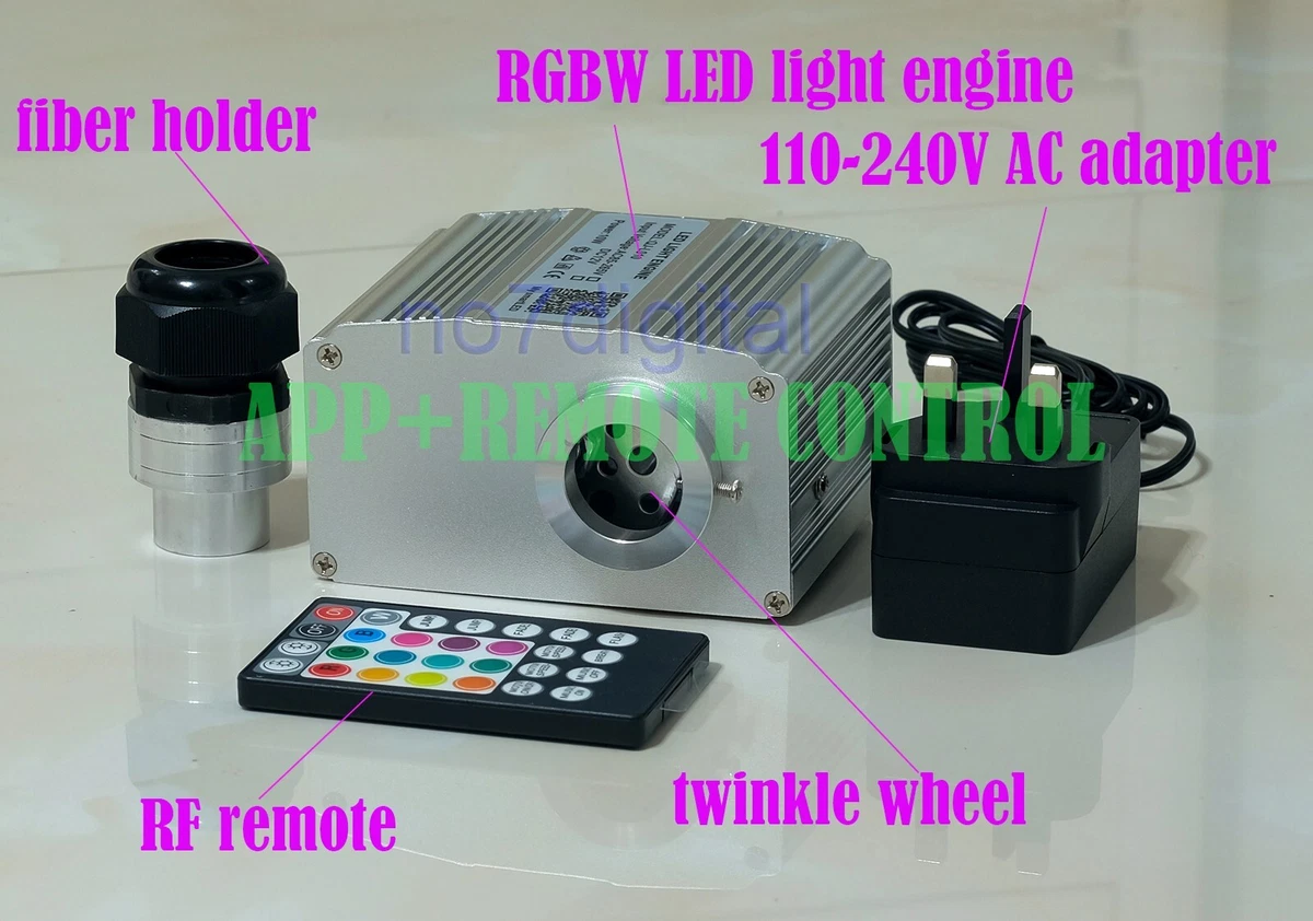 Twinkle stars fiber optic lights engine led light box remote APP control ceiling