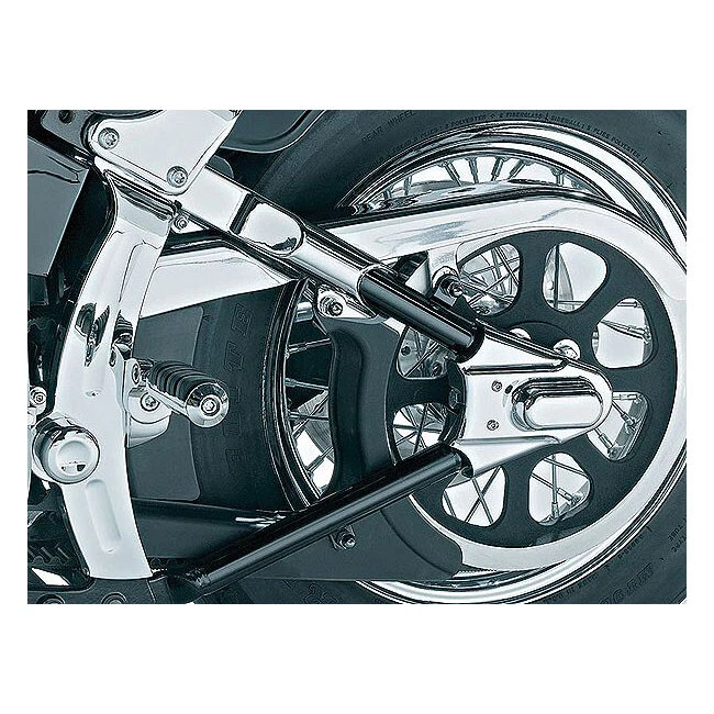 Küryakyn Cadre Couverture Boomerang Chrome pour Harley-Davidson Softail 00-07 - Photo 1/1