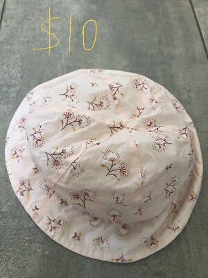 Sergent Major Reversible Sun Hat With Flower Details 3T