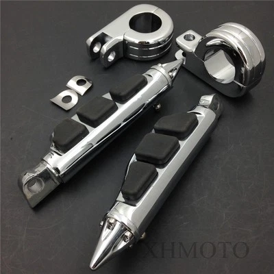 HTTMT Avant 1.5 " Autoroute Talons Aiguilles 4475 Foot Peg P-Clamps Pour Honda - Photo 1/4