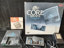 NEC PC Engine Coregrafx Console PI-TG3 TurboGrafx16, Pad, Gamel Boxed set-f0420-