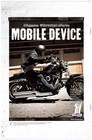 Superior Foes of Spider-Man #5 NM 9.4 poster showing rider in black helmet on motorcycle, with “Mobile Device” text.