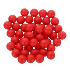 uxcell 100pcs PP Plastic Bearing Balls 10mm Solid Balls, 10mm, Red 