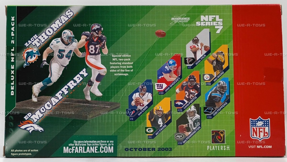 McFarlane Toys NFL Sports Picks Action Figure 2pack Zach Thomas Ed