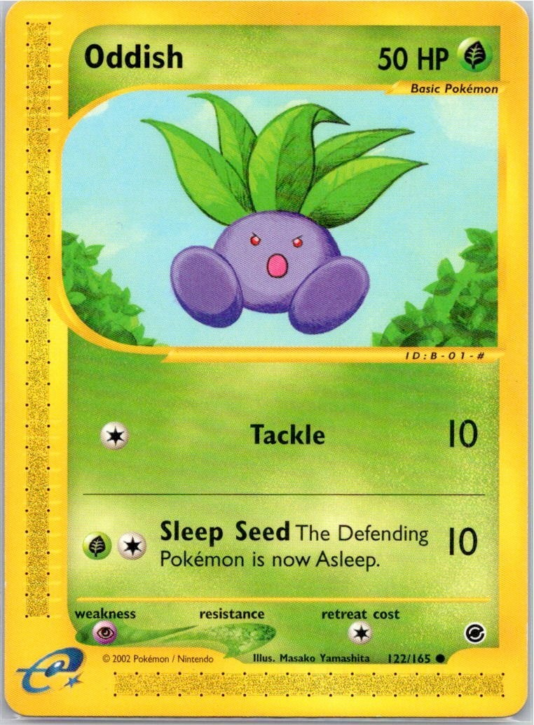 Pokemon Card 122/165 Oddish Expedition Base Set NM