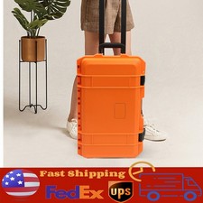 22" Multi-Purpose Camera Box Storage Protect Roller Hard Carry Case Waterproof