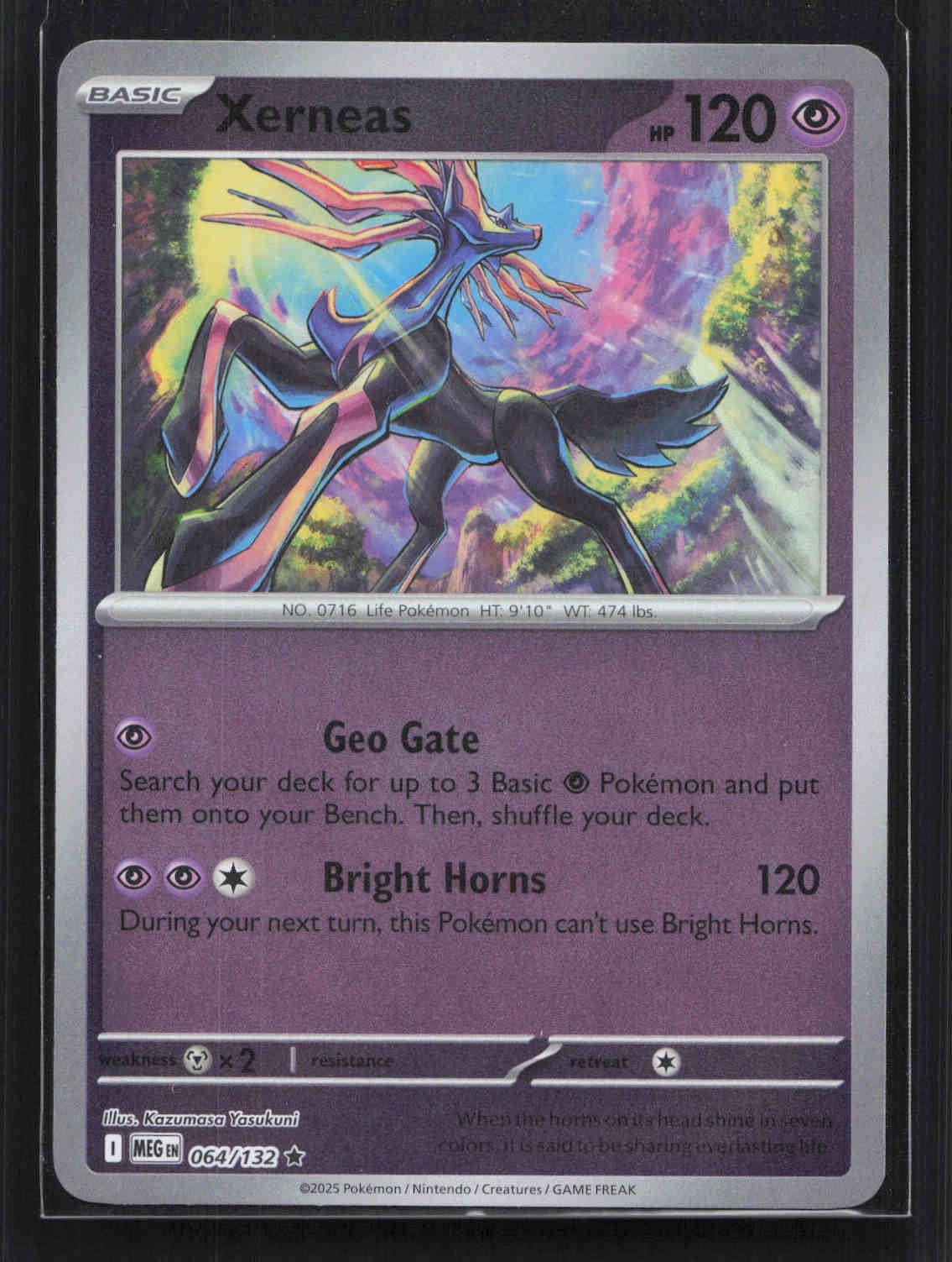 Xerneas Rare ME01: Mega Evolution 064/132 NM