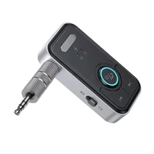 Bluetooth 5.3 2-in-1 Transmitter Receiver AUX Adapter Wireless for Car TV Spea6p