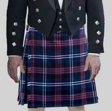 Scottish Handmade Heritage of Scotland Traditional Bespoke Tartan Kilt For Men