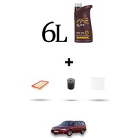 Hoffcar Servicekit 3 Filter Und 6L ÖL FüR Volvo V70 2.3 Turbo 184Kw Von 97 Bis