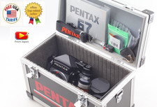 All Late Top Mint w/Grip Hood Pentax 67 TTL Film Camera 105mm f2.4 Lens JAPAN