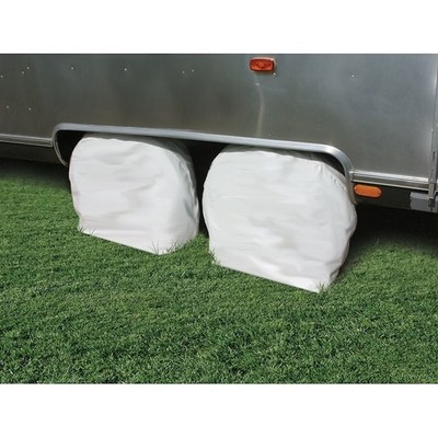 American Motorhome RV White Tyre Covers 30 - 32" Tyres 45323