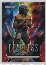2024 Panini Prizm Draft Picks Fearless Red Ice Prizm Joe Milton III #F-JM 0b3