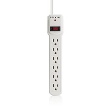 Belkin International Inc F5C047 6-Outlet Surge Protector 3 Ft. Powe