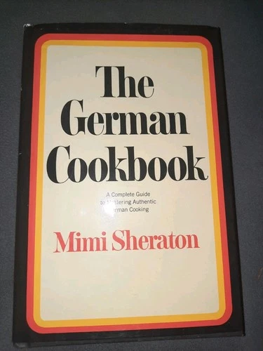 The German Cookbook Mimi Sheraton Hardcover + DJ  1965, 1993 Clean VGC