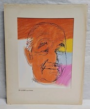 Original Production Tv Guide Cover Portrait Broderick Crawford 1971 Vintage 