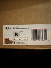 UGG Women's Classic New Heights Lace-Up Chestnut Suede Boots