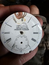 N.H.W. Co. Special Railroad Swiss 8092 Pocket Watch Movement Parts Project AS IS