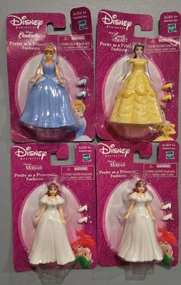 Lot of 4 Vintage 2002 Hasbro Disney Princess Pretty as a Princess Fashion