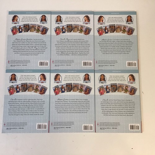 American Girl Cecile & Marie-Grace 1853 6 Book Box Set w/Game (Pre-Owned) - Imagen 3 de 13