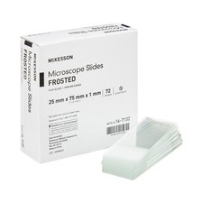 McKesson Glass Microscope Slides 1 X 3 Inch X 1 mm Frosted End 1440 pcs