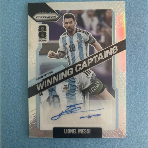LIONEL MESSI - 2026 Panini Prizm World Cup SILVER PRIZM AUTO 41/75 SP -Argentina