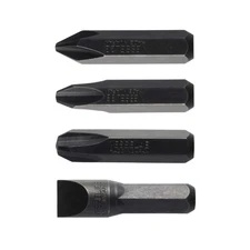 VESSEL Impact Screwdriver Bits Heavy Duty 4 Pcs JIS Set No.2500 Japan Import