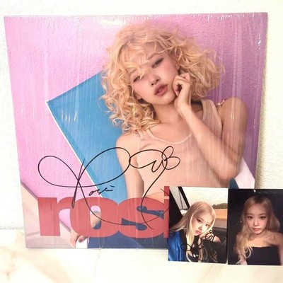 Autographed 2 BLACKPINK ROSE ROSIE LP Photocards | eBay
