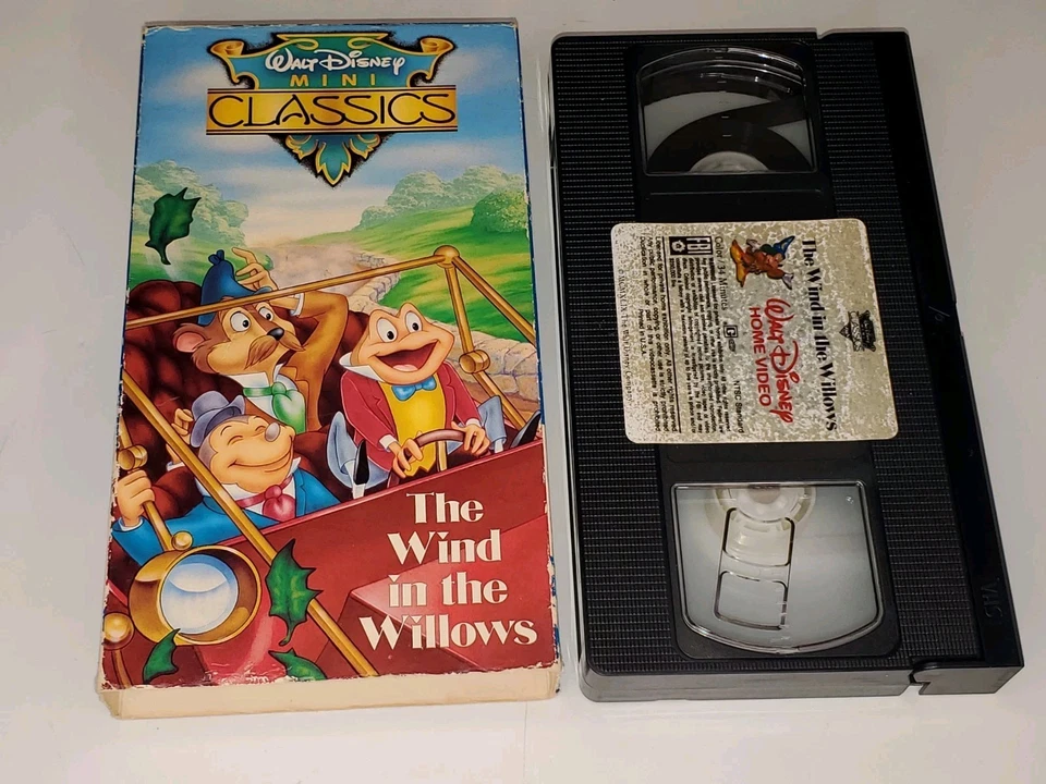Vintage 1989 Walt Disney Mini Classics The Wind in the Willows Short Film VHS - Image 2 of 4