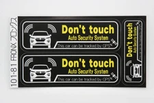PS 0101 081 Vehicle specific warning sticker FRONX Warning sticker Security stic