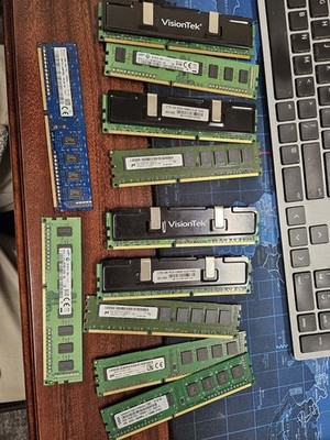 72gb 4GB 18x 4GB PC3-12800 ddr3 1600 Memory Skhynix Visiontek  samsung 10600 ram