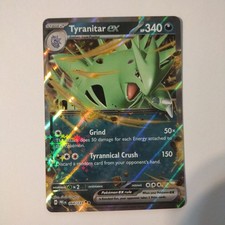Pokemon Tyranitar ex 064/131 Prismatic Evolutions Double Rare Holo NM