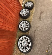 BMW E46 M3 Genuine 19" Alloy Wheels with Continental Tyres - Staggered Style 67