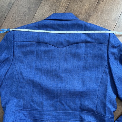 Giacca blazer Le Suit Essentials donna taglia 16 blu royal tweed nuova - Foto 19 di 22