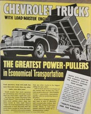 1941 Chevrolet Truck Vintage Ad Load Master Engine 1941 Chevrolet Truck Vintage Ad Load Master Engine