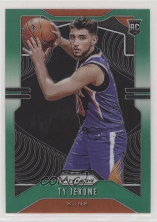 2019-20 Panini Prizm Rookie Green Prizm Ty Jerome #268 9x7