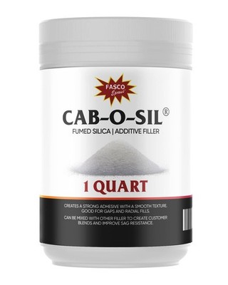 Fasco Epoxies  Fasco CabOSIL Fumed Silica thickener in Quart tub