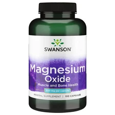 Swanson Magnesium Oxide 500 mg 100 Caps