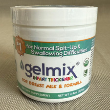 Gelmix Infant Thickener For Breast Milk  Formula New Sealed 4.4oz Exp. 08/2026
