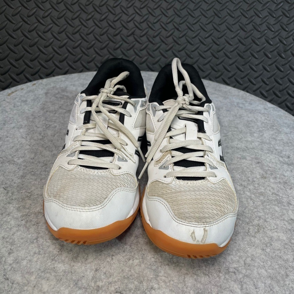 ASICS GEL-ROCKET 10 Women's Volleyball Shoes White/Black 1072A056 Size 7.5 thumbnail 2