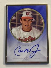 2016 Topps Transcendent Cal Ripken Jr. Signed Purple #/10 Orioles Auto