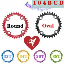 104BCD MTB Catena Tonda Ovale Stretta Larga 32T 34T 36T 38T Guarnitura Catena