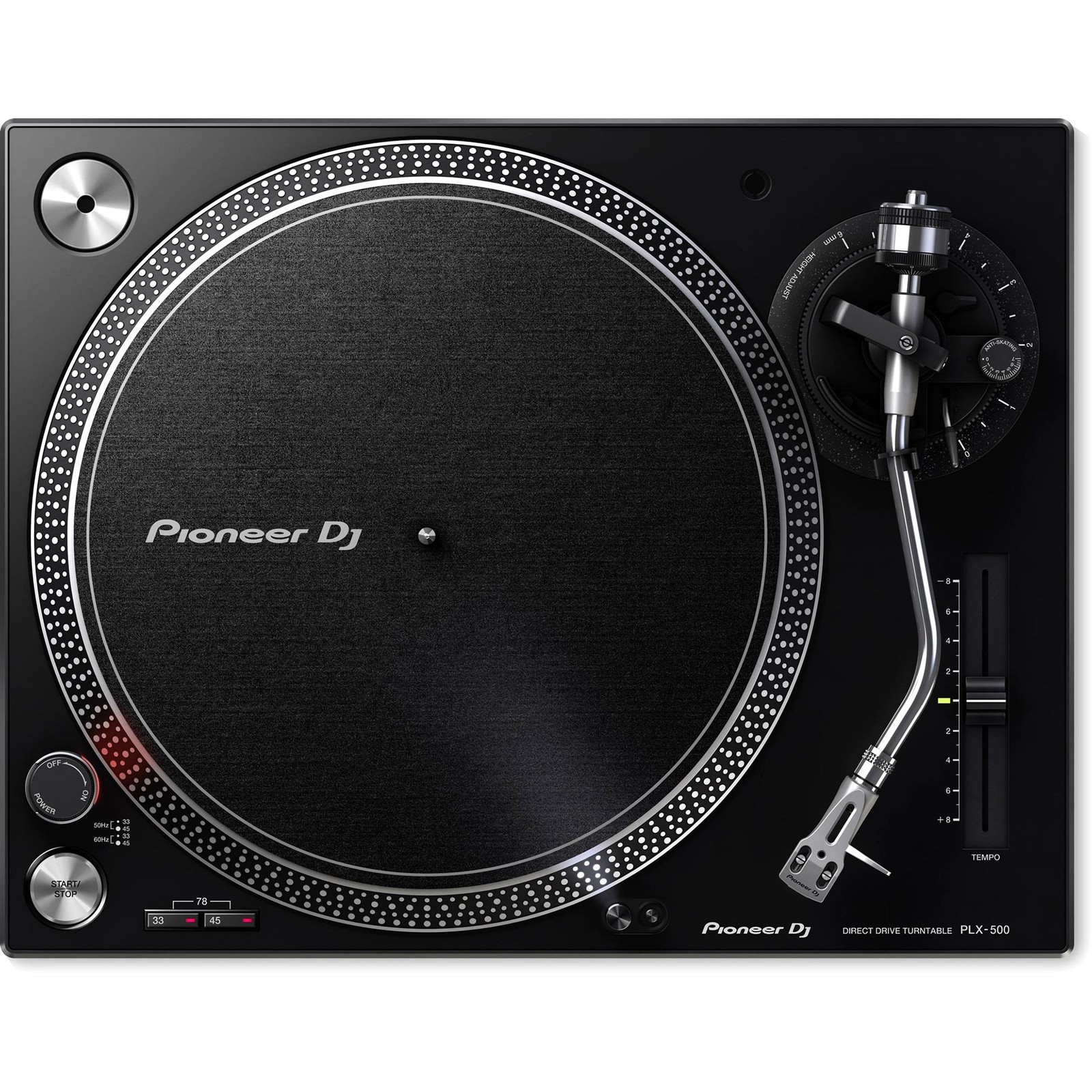 Диджейский проигрыватель Pioneer DJ PLX-500-K с прямым приводом черный 57790₽