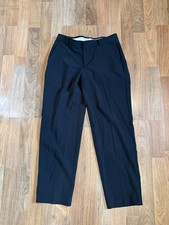 Chaps Boys Pants Size 16 Husky Black Flat Front Slacks Dressy
