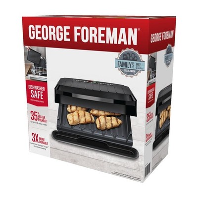 George Foreman 4 Serving Grill Panini Press FreeShip No Import Fee