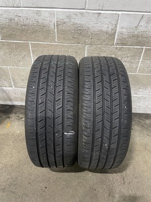 2x P215/55R17 Continental ContiProContact 7/32 94 T Used Tires 2155517
