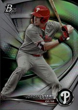 2022 Bowman Platinum Jordan Viars #TOP-55 Top Prospects Philadelphia Phillies 3B