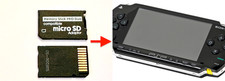 Micro SD SDHC TF to Memory Stick MS Pro Duo PSP Adapter for PSP 1000 2000 3000 .